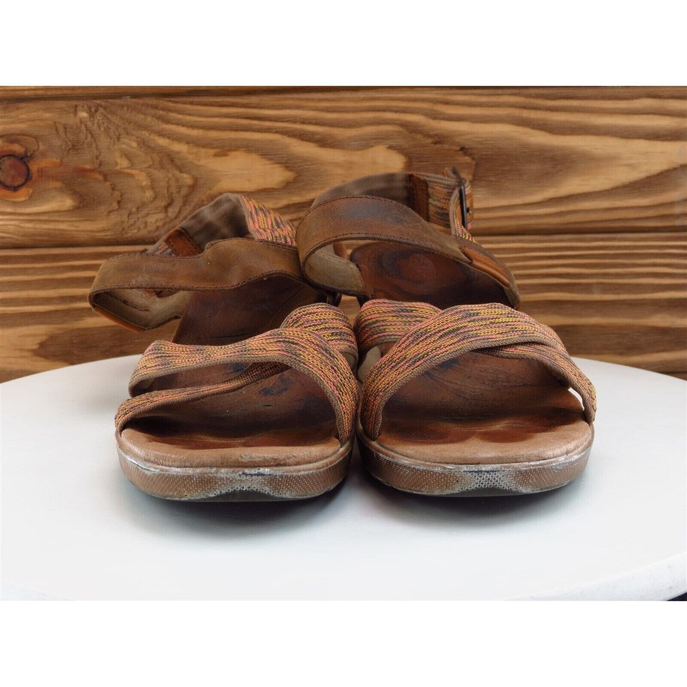 KEEN Size 8.5 M Women Sandal Ankle Strap Brown Fabric - Picture 2 of 10